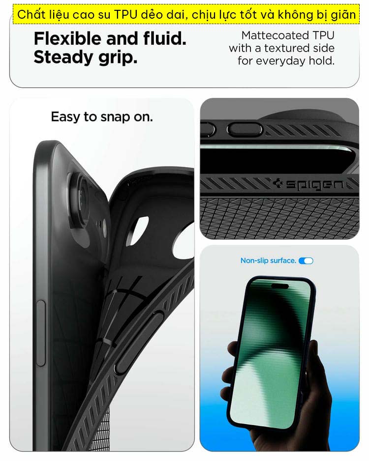 Ốp lưng iPhone 17 Air Spigen Liquid Air 5